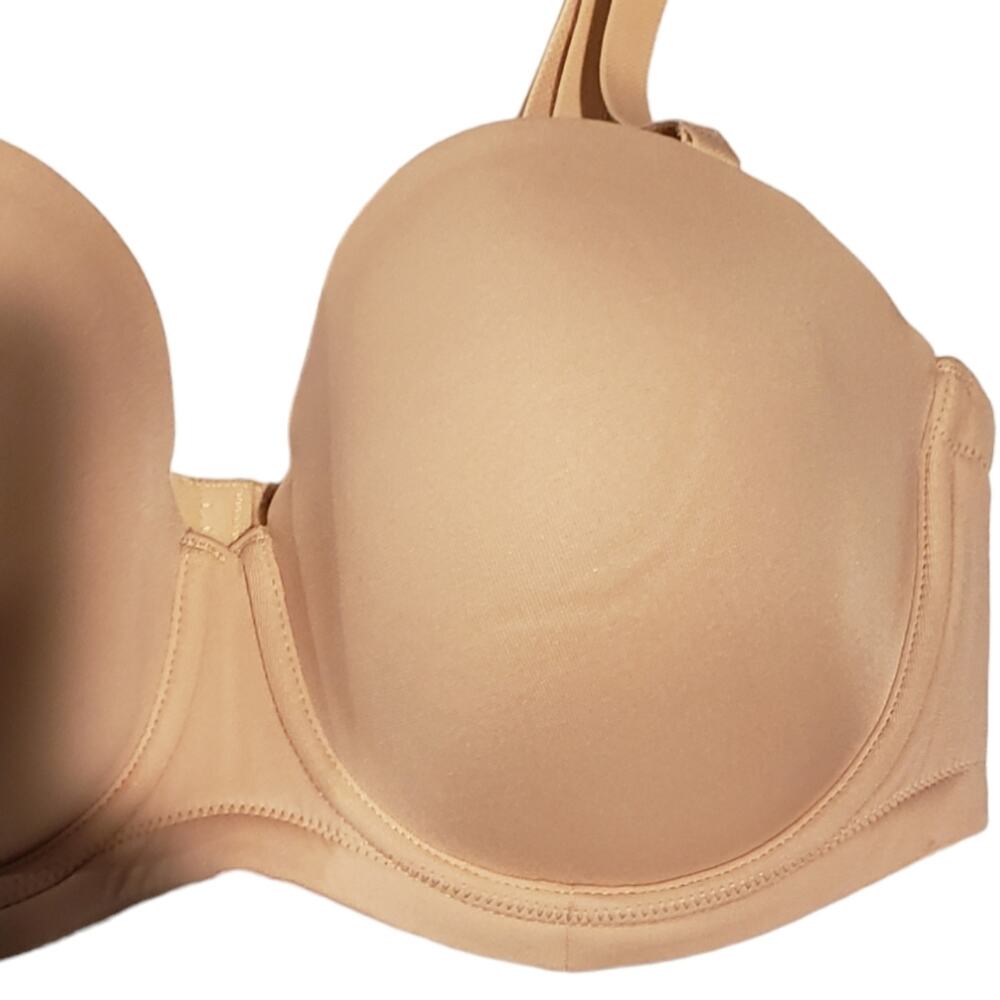 Wacoal Bra Strapless Convertible Red Carpet Sand Size 40C Underwire Full Figure - Picture 7 of 13